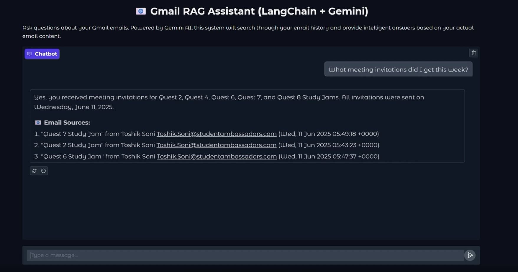 Gmail RAG Assistant