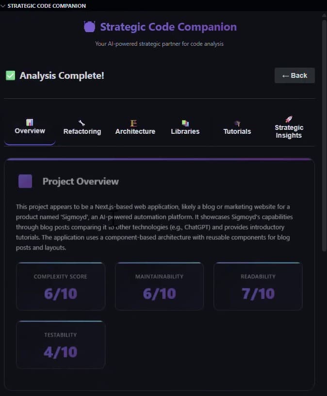 Strategic Code Companion